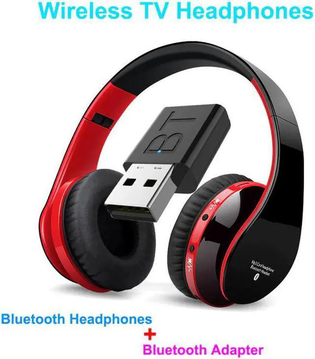 Main image of stereo Wireless Headset Headphones with Microphone FM Radio for MP3 PC TV Audio Phones PK Bingle B616