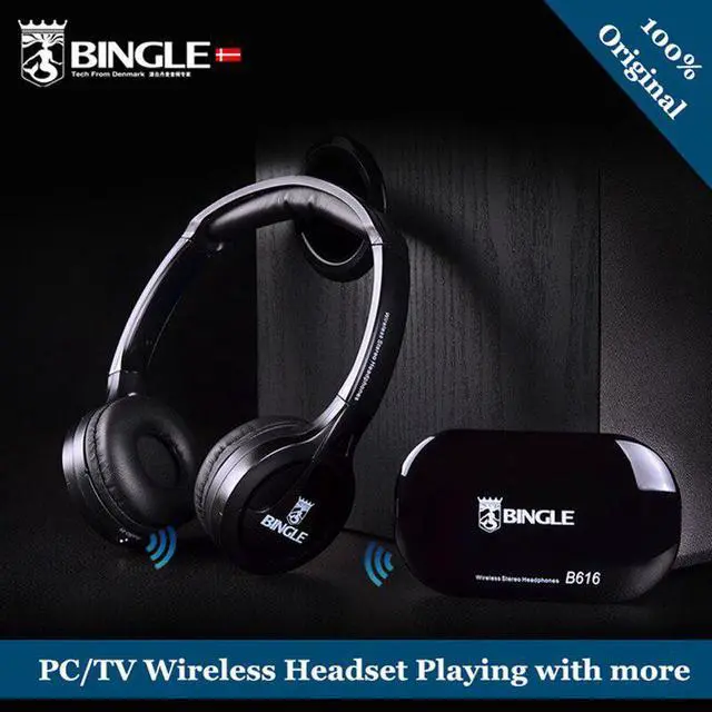 Alt view image 2 of 5 - B616 Wireless FM Radio Headset Multifunction Stereo Microphone FM With Mic PC Phone Earphone wireless headphones for TV