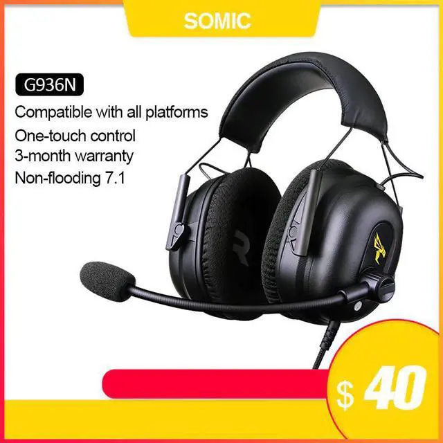 G936N Gamer Earphones Virtual Gaming Headsets Surround Sound