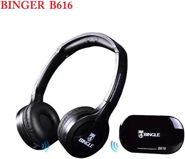Alt view image 3 of 5 - B616 Wireless FM Radio Headset Multifunction Stereo Microphone FM With Mic PC Phone Earphone wireless headphones for TV