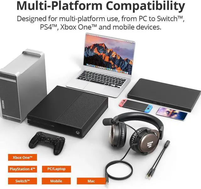 Alt view image 4 of 5 - Sono Gaming Headphones Headset Gamer Wired Headphones for computer with Mic for PS4,Xbox One,Switch and Mobile Devices