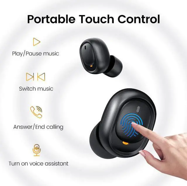 Alt view image 3 of 5 - TWS Bluetooth Earphone 5.0 True Wireless Earbuds Stereo Handsfree in Ear Phone Gaming Sport Headset