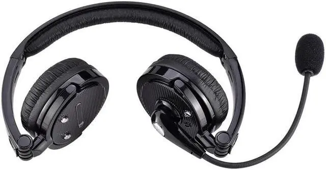 Alt view image 5 of 5 - Bluetooth Headset Noise Cancelling Headphones With Boom Mic For Office Phone Call Center Customer Service PC Cell Phone