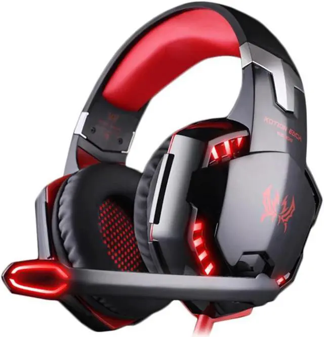 Alt view image 5 of 5 - Headset over-ear Wired Game Earphones Gaming Headphones Deep bass Stereo Casque with Microphone for PS4 new xbox PC Laptop gamer