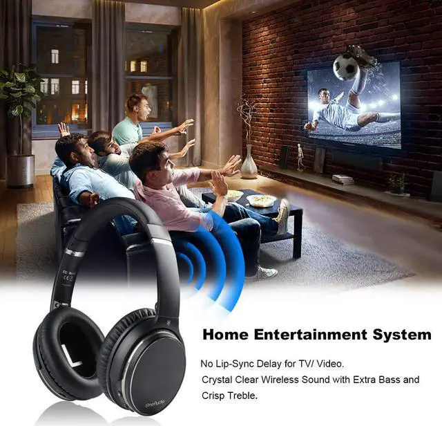 Alt view image 5 of 5 - Active Noise Cancelling Headphones Bluetooth 4.2 Wireless Headphone With apt-X Low Latency Foldable Headset For PC TV