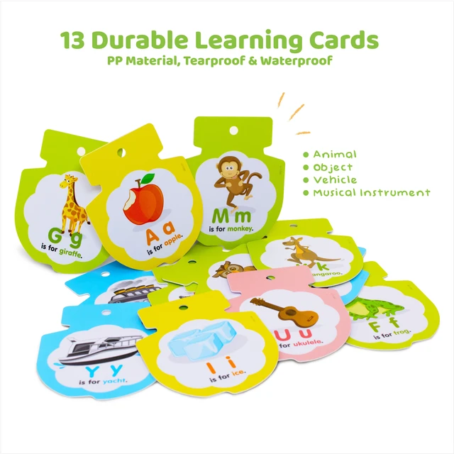 Alt view image 4 of 7 - BEST LEARNING Shake & Learn Alphabet - Educational Toy for Toddlers with Interactive Cards
