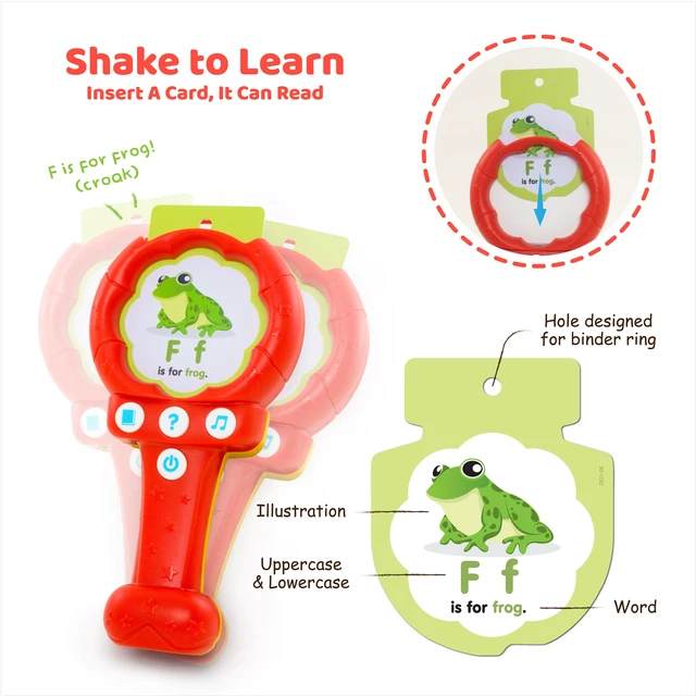 Alt view image 5 of 7 - BEST LEARNING Shake & Learn Alphabet - Educational Toy for Toddlers with Interactive Cards