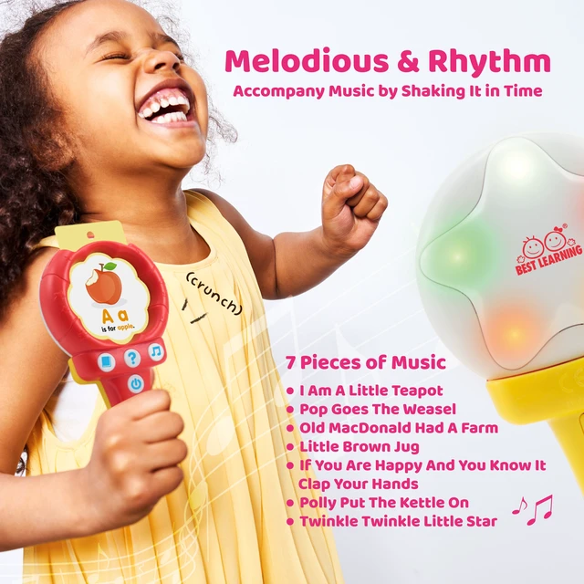 Alt view image 7 of 7 - BEST LEARNING Shake & Learn Alphabet - Educational Toy for Toddlers with Interactive Cards