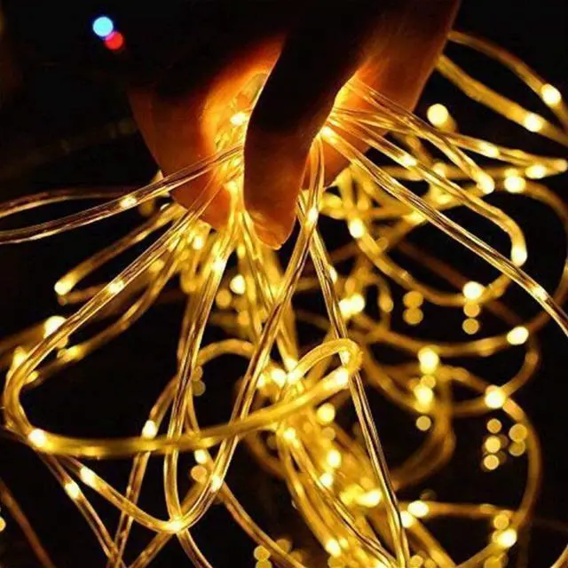 Alt view image 4 of 7 - USB String Lights, 33Ft 100 LED Waterproof Color Changing Twinkle Lights with 4 Lighting Modes Remote and Power Adapter for Craft Bedroom Ceiling Wedding Christmas