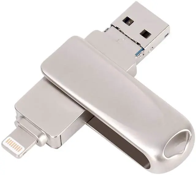 Alt view image 3 of 4 - USB Connector, Set of Three Interfaces, Metal Texture and Mini Pocket Combination, Fancy Rotation, Safe and Stable, Plug and Play