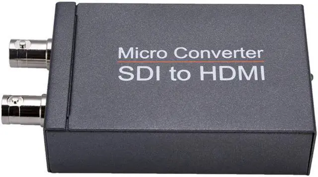 Alt view image 3 of 7 - INMISS SDI To HDMI Converter HD/3G/SD-SDI To HDMI Adapter Support 1080P For HD Monitor SDI to HDMI converter with SDI loop