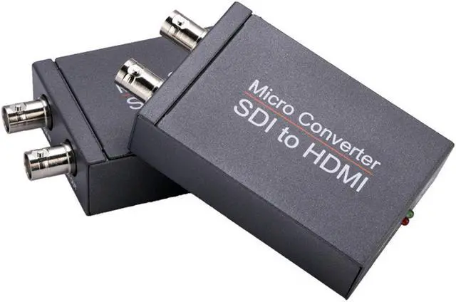 Alt view image 2 of 7 - INMISS SDI To HDMI Converter HD/3G/SD-SDI To HDMI Adapter Support 1080P For HD Monitor SDI to HDMI converter with SDI loop