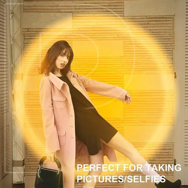 Alt view image 2 of 6 - Sunrise Lamp, 360 Degree Rotation Rainbow Projection Lamp, Retractable Night Light Projector Led Lamp, Adjustable Bracket Sunset Projection Lamp for Home Living Room Bedroom Decor