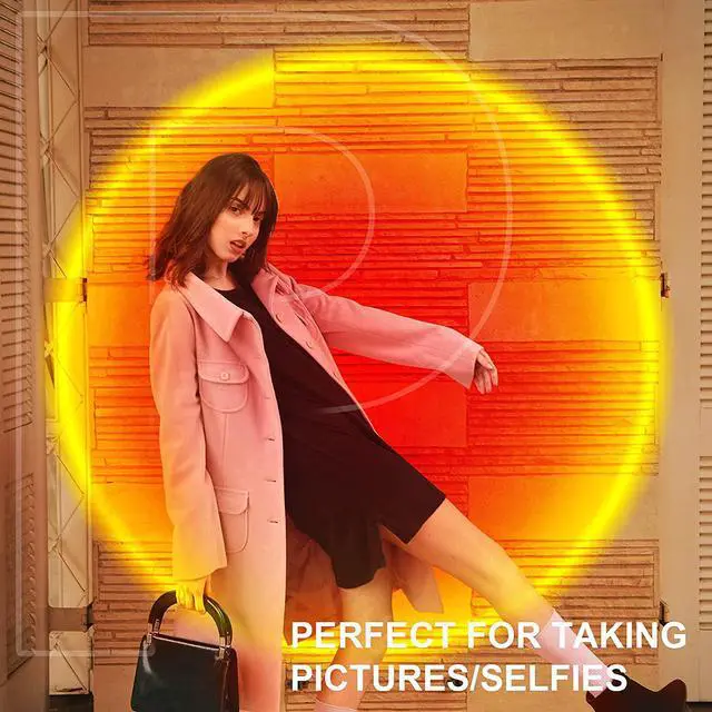 Alt view image 2 of 7 - Sunset Red Lamp 360 Degree Rotation Projection Lamp Retractable Night Light Projector Led Lamp, Adjustable bracket Sunset Projection Lamp for Home Party Living Room Bedroom Decor Sunset Red