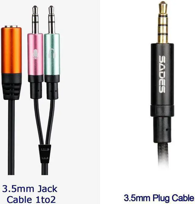 Alt view image 6 of 6 - Gaming Headset Surround Sound Stereo With Mic 3.5MM Jack Multi-Platform Over-ear Headphones For New Xbox One/PC/PS4/Smartphones(SA935)