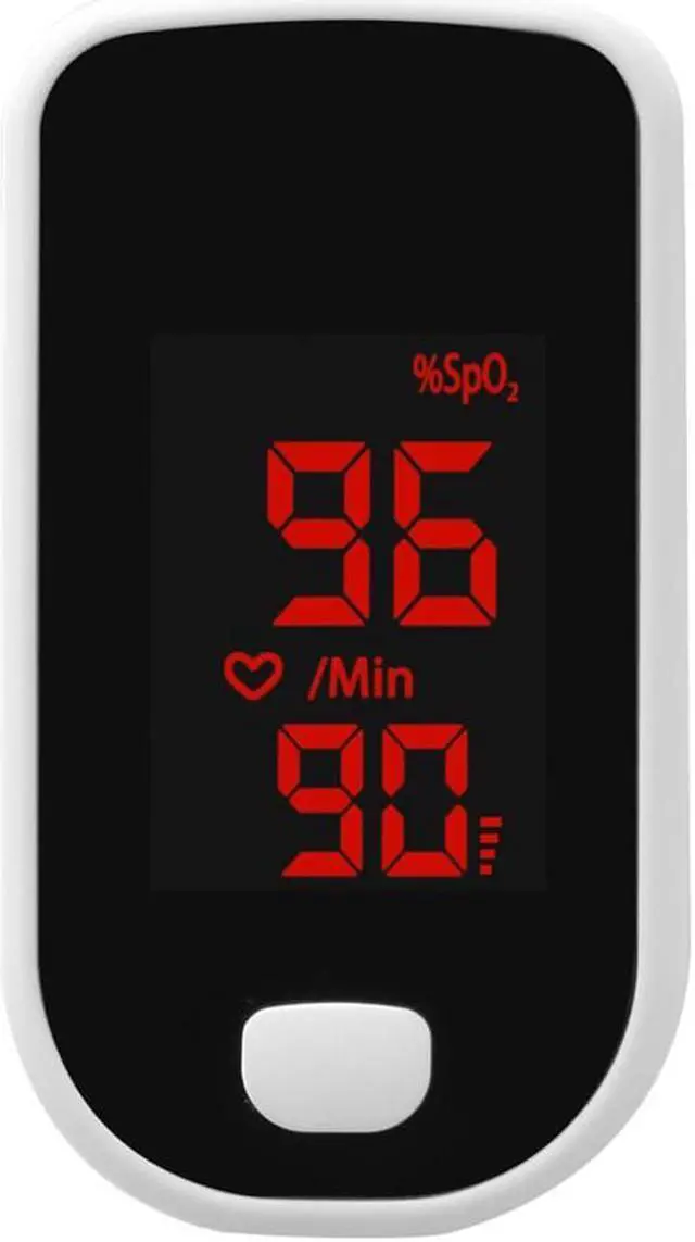 Alt view image 5 of 7 - Portable Finger Clip Oximeter OLED NM Infrared Finger Pulse Oximetry Monitor PI Sleep Monitoring Heart Rate Detector-White