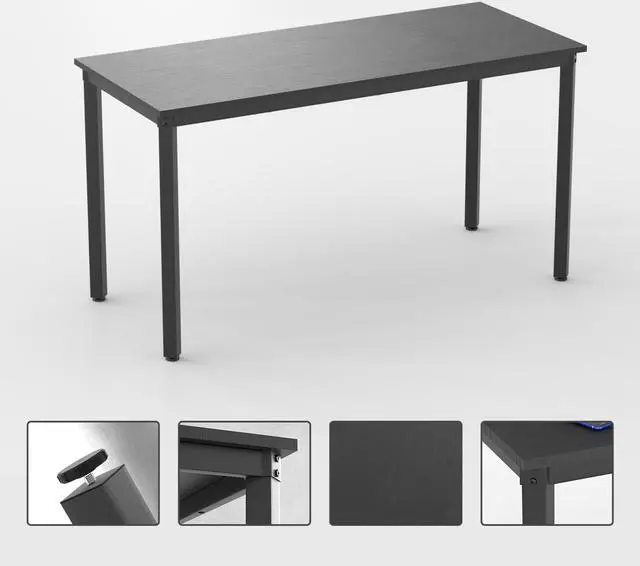 Alt view image 5 of 5 - INMISS Computer Desk 39.37 Inch Computer Table Office Desk Workstation for Home Office Make Up Table Modern Simple Style