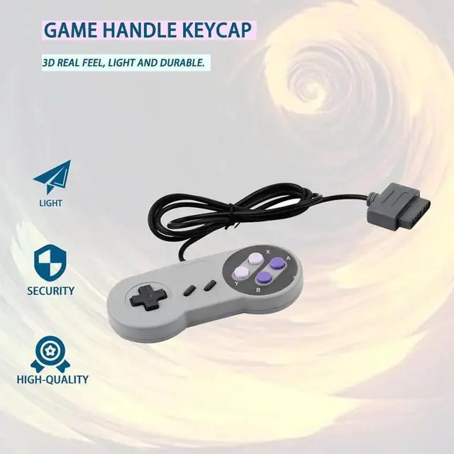 Alt view image 4 of 5 - Gaming 16 Bit Controller pad Joystick for Nintendo SNES System Console Control Pad