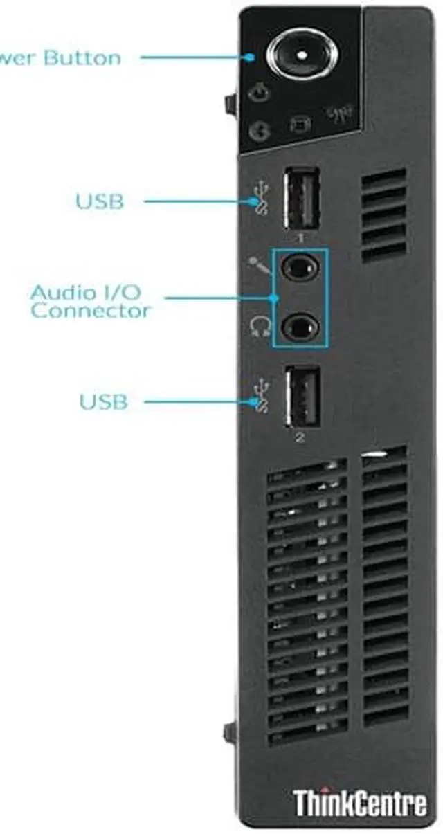 Alt view image 2 of 4 - LENOVO M72E TINY Intel Core i5-3470T 2.90 GHz, 4GB, 320GB HDD, Win 10 Pro