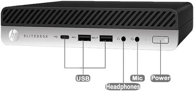 Main image of HP 800 G4 MINI Intel Core i5-8500 3.00 GHz, 8GB, 256GB SSD, Win 10 Pro