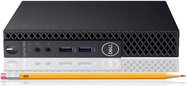 Alt view image 4 of 4 - Dell Optiplex 3060 Intel Core i5-8500T X6 3.5GHz 8GB 500GB Win10, Black