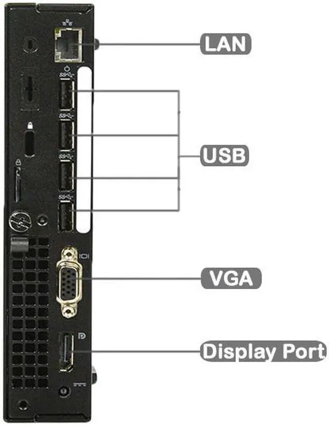 Alt view image 2 of 3 - DELL 9020 MICRO Intel Core i3-4130 3.40 GHz, 8GB, 1TB HDD, Win 10 Pro