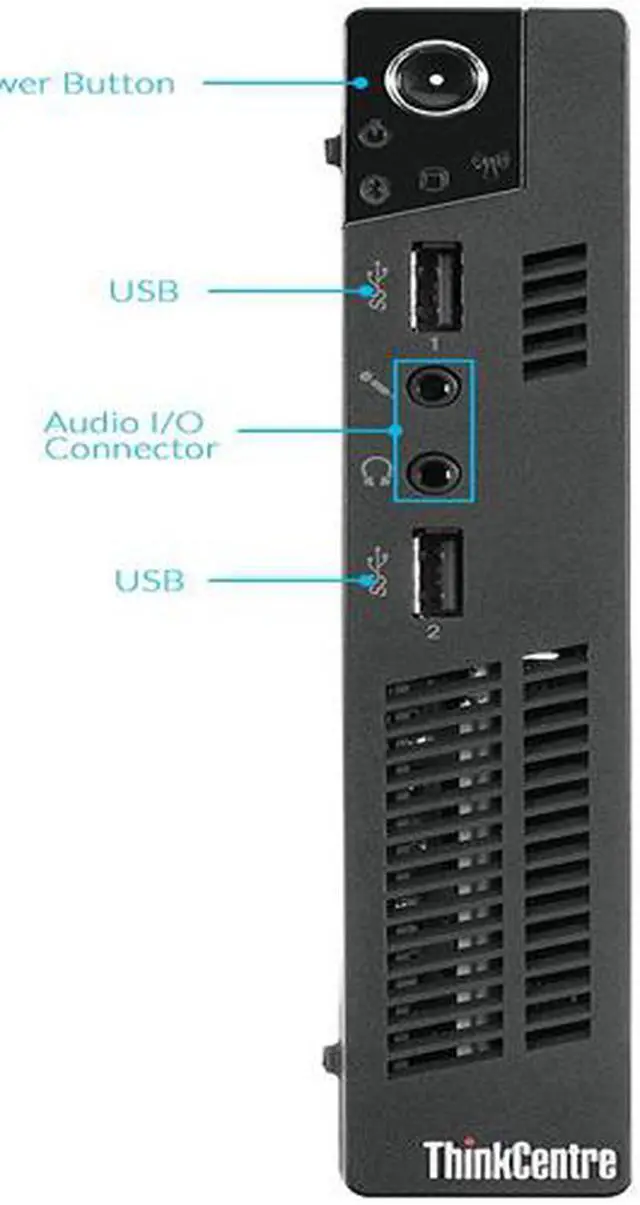 Main image of LENOVO M93 TINY Intel core i5-4570T 2.90 GHz, 4GB, 500GB HDD, Win 10 Pro