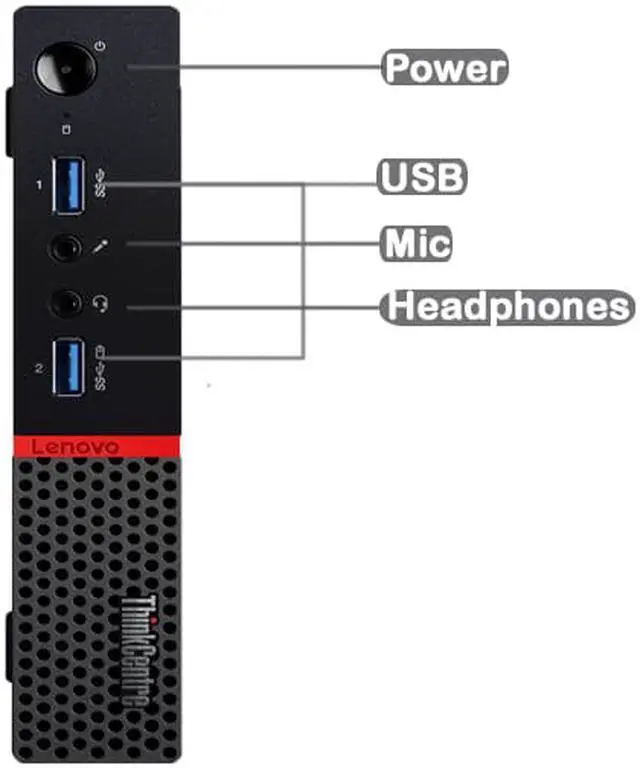 Alt view image 2 of 5 - LENOVO M700 TINY Intel Core i5-6500T 2.50 GHz, 8GB, 256GB SSD, Win 10 Pro