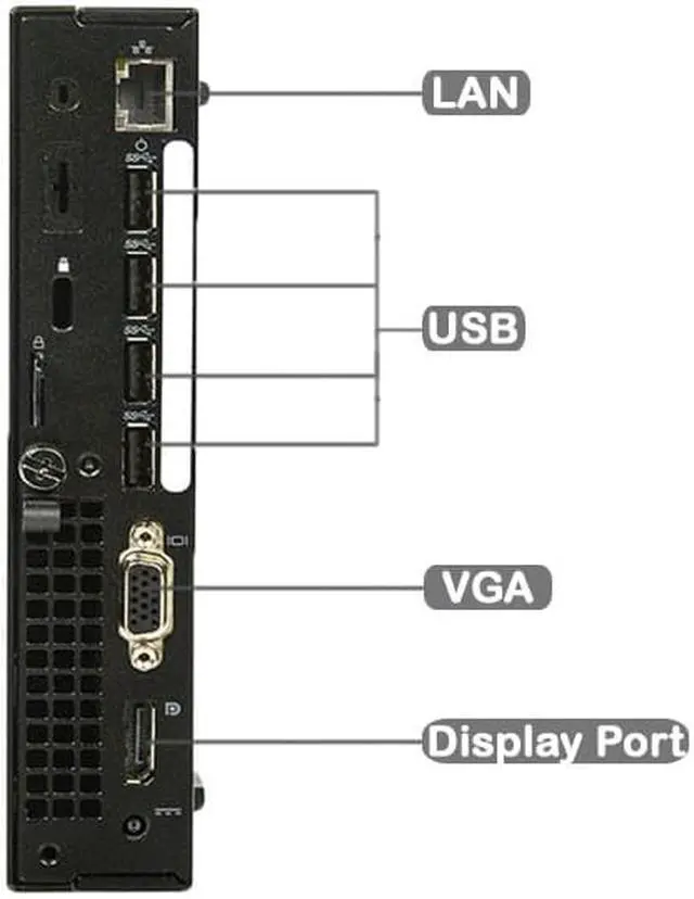 Alt view image 2 of 3 - Dell 9020 MICRO Intel Core i5-4590T 2.00 GHz, 8GB, 128GB SSD, Win 10 Pro