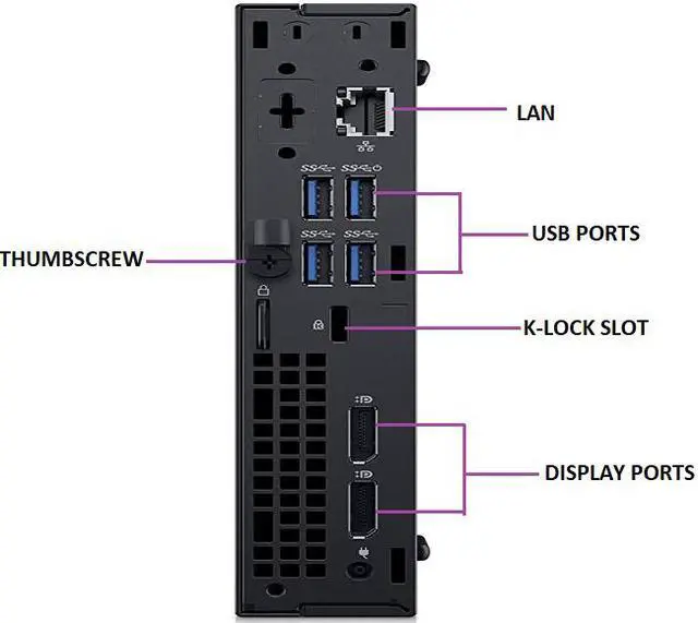 Alt view image 2 of 3 - DELL 5060 MICRO Intel Core i5-8500T 2.10 GHz, 16GB, 512GB SSD, Win 10 Pro