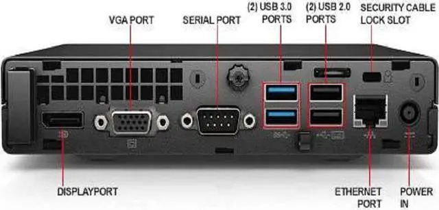Alt view image 2 of 3 - HP 600 G1 MINI Intel Core i5-4590T 2.00 GHz, 8GB, 240GB SSD, Win 10 Home