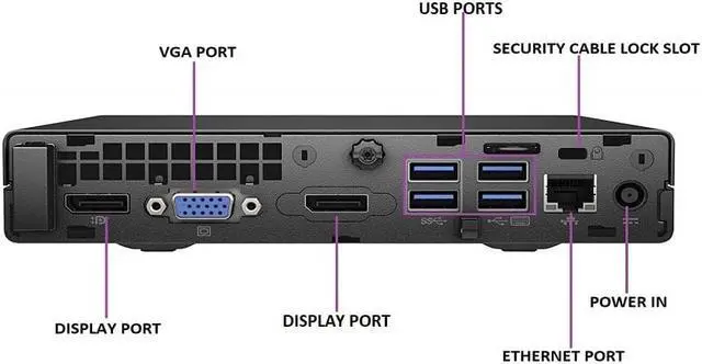 Alt view image 2 of 3 - HP 800 G2 MINI Intel Core i5-6500T 2.50 GHz, 16GB, M.2/512GB SSD, Win 10 Home