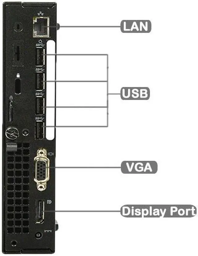 Alt view image 2 of 3 - Dell 9020 MICRO Intel Core i3-4160T 3.10 GHz, 4GB, 250GB SSD, Win 10 Pro