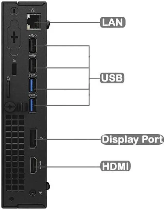 Alt view image 2 of 3 - Dell 3050 MICRO Intel Core i5-6500T 2.50 GHz, 8GB, 256GB SSD, Win 10 Pro