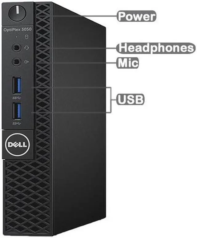 Main image of Dell 3050 MICRO Intel Core i5-6500T 2.50 GHz, 8GB, 256GB SSD, Win 10 Pro