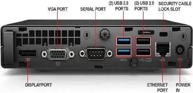 Alt view image 2 of 3 - HP 600 G1 MINI Intel Core I5-4590T 2.00 GHz, 8GB, 240GB SSD, Win 10 Home