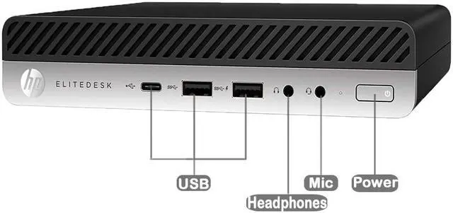 Main image of HP 600 G3 MINI Intel Core i5-7500T 2.70 GHz, 16GB, 480GB SSD, Win 10 Home