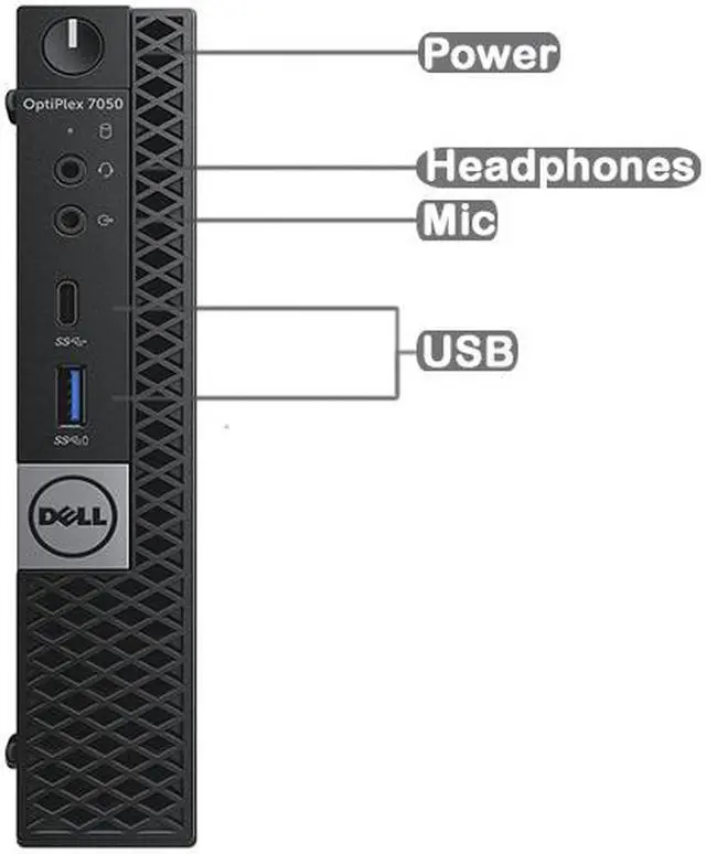 Main image of DELL 7040 MICRO Intel Core i5-6500 2.50 GHz, 16GB, 500GB SSD, Win 10 Home