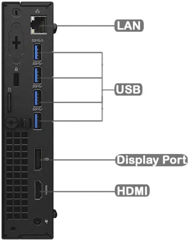 Alt view image 2 of 3 - DELL 7040 MICRO Intel Core i5-6500 2.50 GHz, 16GB, 500GB SSD, Win 10 Home