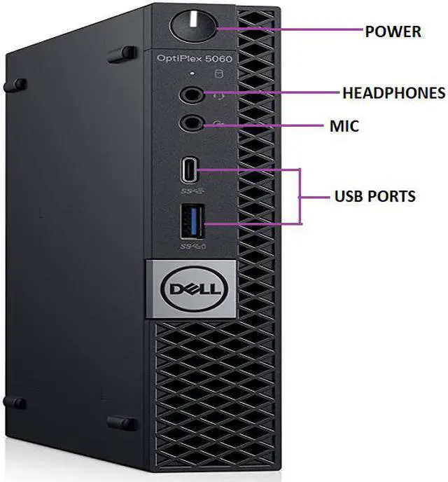 Main image of DELL 5060 MICRO Intel Core i5-8600T 2.30 GHz, 8GB, 256GB SSD, Win 10 Home