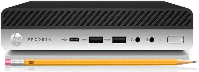 Alt view image 3 of 3 - HP 600 G4 MINI Intel Core i5-8500T 2.10 GHz, 8GB, M.2/128GB SSD, Win 10 Pro