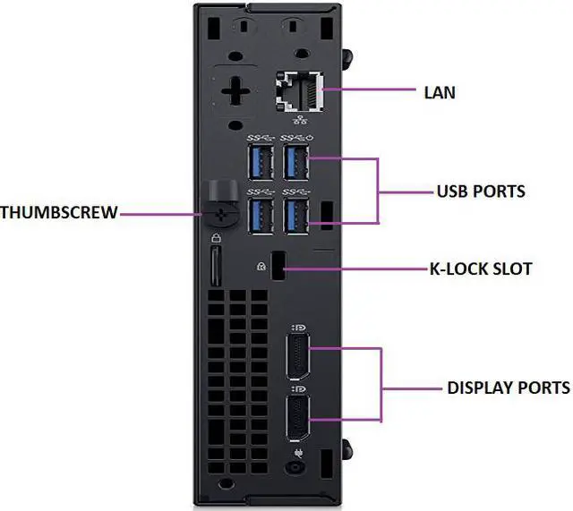 Alt view image 2 of 3 - DELL 5060 MICRO Intel Core i5-8600T 2.30 GHz, 8GB, 256GB SSD, Win 10 Home