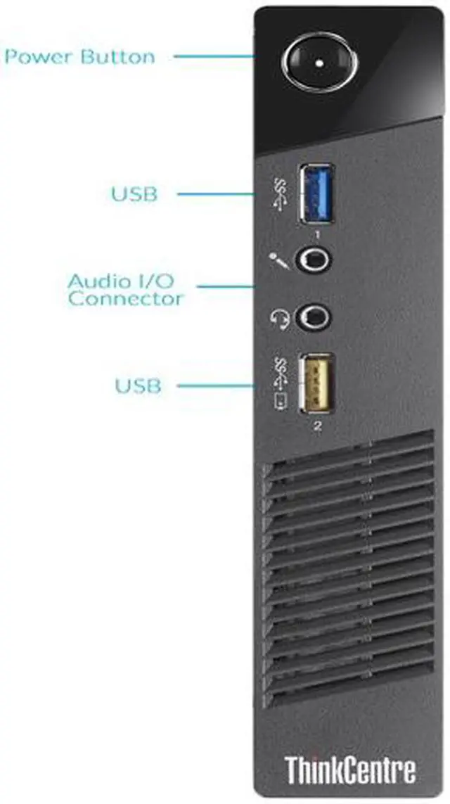 Main image of LENOVO M93 TINY Intel Core i5-4570T 2.90 GHz, 16GB, 512GB SSD, Win 10 Home