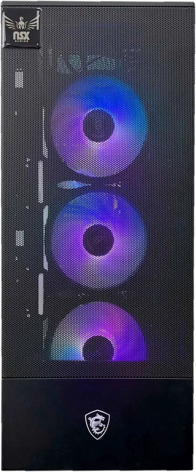 Alt view image 3 of 8 - NSX GAMING PC Desktop - Ryzen 5 5500, 16GB RAM, 512GB, RTX 3050, Win 11, WiFi