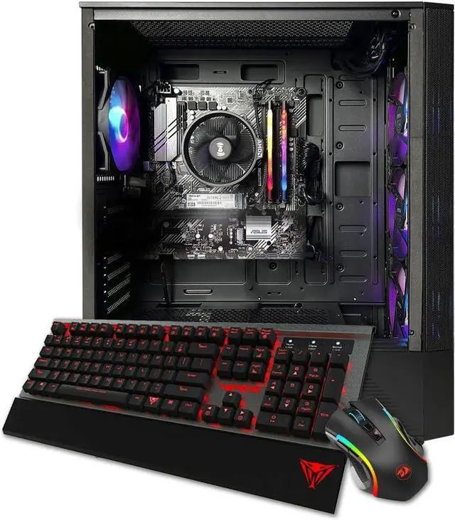 Main image of NSX GAMING PC Desktop - Ryzen 7 8700G, 16 RAM (2*8GB) DDR 5200, 480GB SSD Nmve, Win 11, WiFi Ready, Mouse and Keyboard