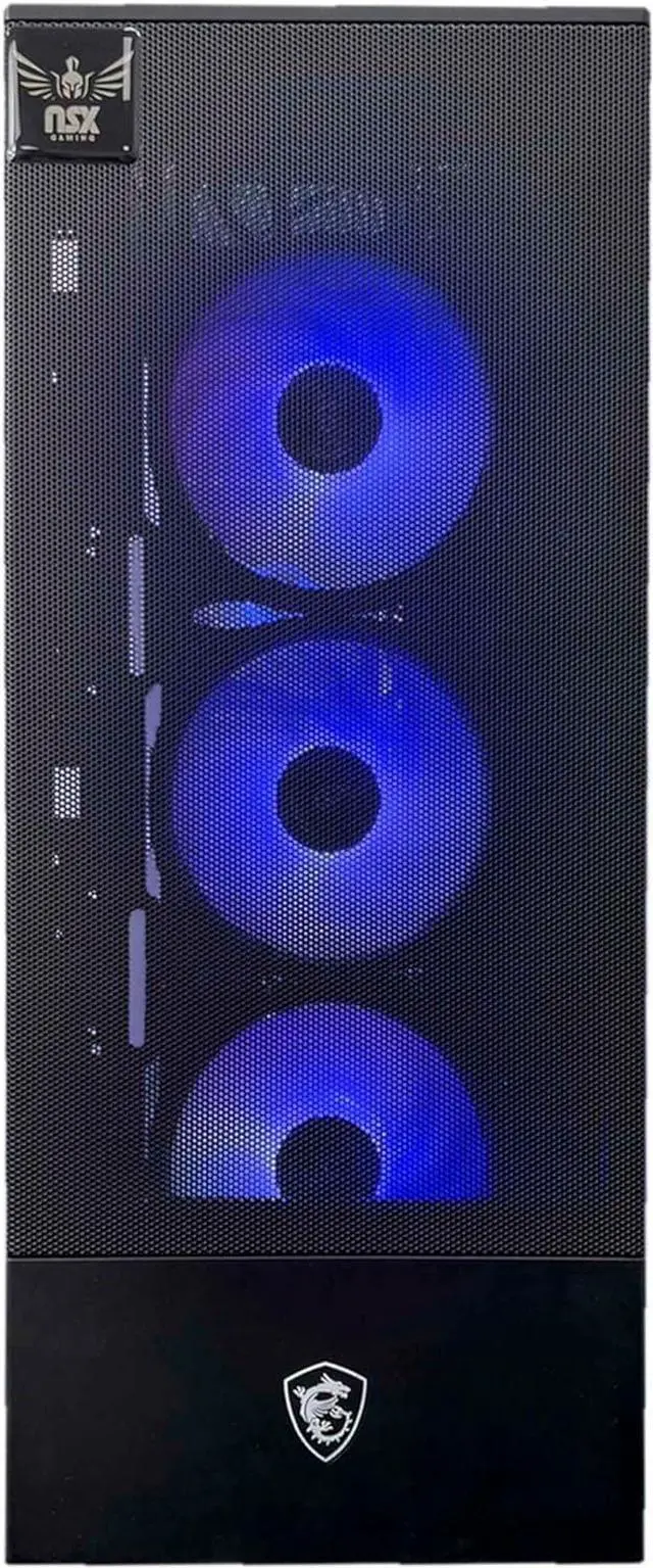 Alt view image 3 of 7 - NSX GAMING PC Desktop - Ryzen 7 8700G, 16 RAM (2*8GB) DDR 5200, 480GB SSD Nmve, Win 11, WiFi Ready, Mouse and Keyboard