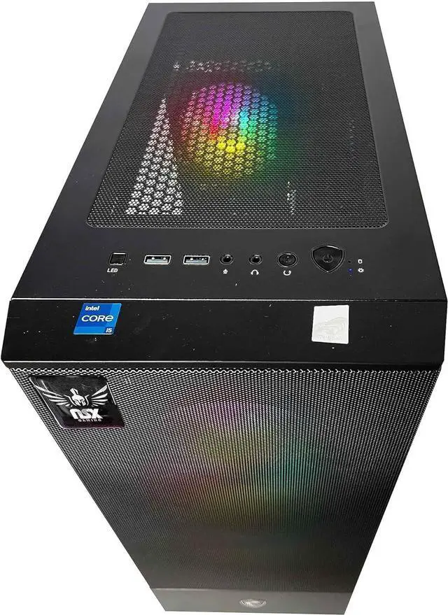 Alt view image 5 of 7 - NSX GAMING PC Desktop - Ryzen 7 8700G, 16 RAM (2*8GB) DDR 5200, 480GB SSD Nmve, Win 11, WiFi Ready, Mouse and Keyboard