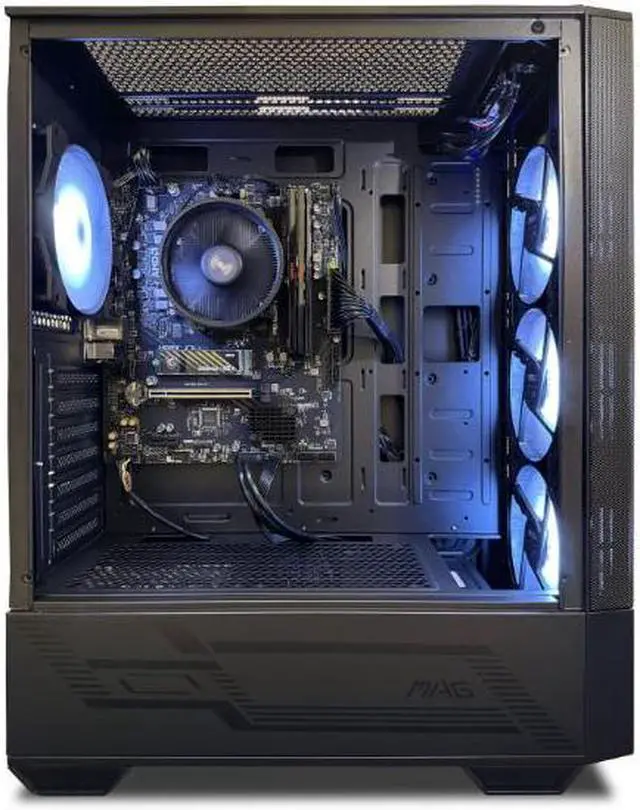 Alt view image 3 of 6 - NSX GAMING PC Desktop - AMD RYZEN 5 8500G, 16GB (2*8Gb) RAM DDR5 5200, 512 GB SSD NVME, Win 11, WiFi Ready, Mouse and Keyboard, 1 year warranty)