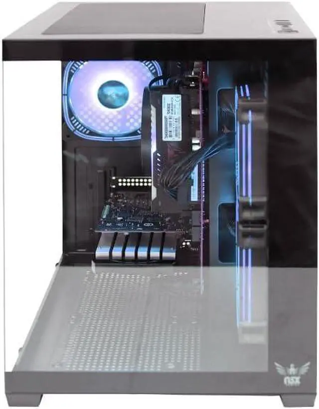 Alt view image 4 of 6 - NSX GAMING PC Desktop - Ryzen 5 5500, Nvidia RTX 3050, 16Gb RAM 3600 RGB, SSD 512GB NVME, Win 11, WIFI Ready, MOUSE and KEYBOARD