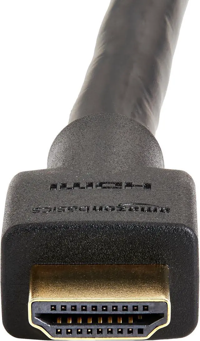 Alt view image 2 of 6 - Amazon Basics High-Speed 4K Ultra HD HDMI 2.0 Cable for Blu-ray, 15 feet, Case of 28, 18 Gbps, 60 Hz, 2160p, 48 bit, Ethernet Ready, 3D, Black